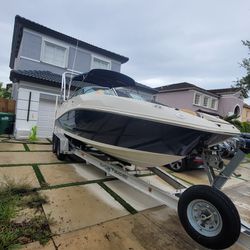 2008 Sea Ray 260 Sundeck  + aluminum trailer 2 axles with brakes , 1 owner, 213 hrs