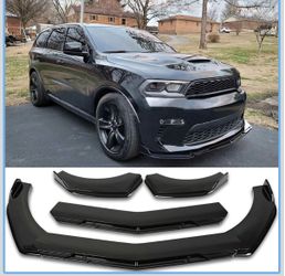 DREAMOTOR Universal Front Lip Spoiler Splitter Front Bumper Lip Adjustable Compatible with Honda Civic Accord Toyota Mazda Chevy Silverado Dodge Chal