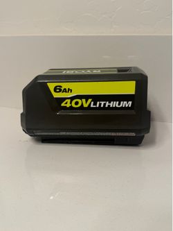 Ryobi 40v lithium 6ah battery
