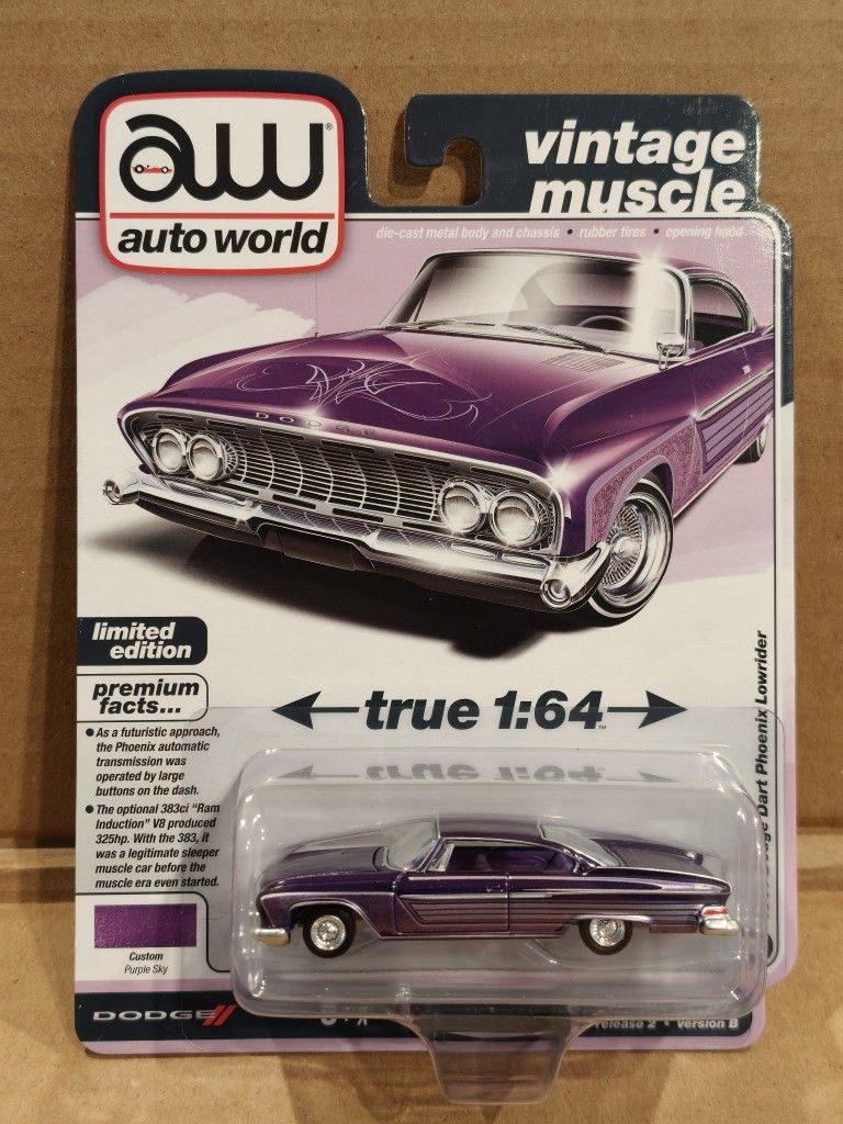 Auto World Vintage Muscle 1961 Dodge Dart Phoenix Lowrider