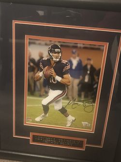 Mitch Trubisky Chicago Bears Signed Framed 8x10