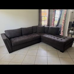 Dark Gray Sectional Sofa 