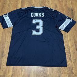 Dallas Cowboys Home Blue Brandon Cooks   Jersey