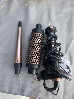 Wavy talk heat brush