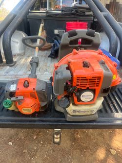 Husqvarna  blower and weedeater?