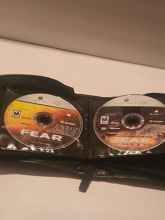 F.E.A.R & F.E.A.R. Files (Microsoft Xbox 360, 2007) Discs Only