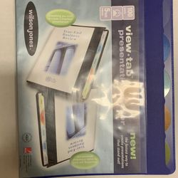 Wilson Jones - View Tab - Presentation Binder - (New) With - 5 - Tabs