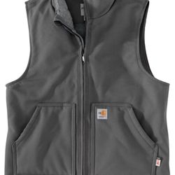 Carhartt Men's Flame Resistant Duck Sherpa Lined Vest