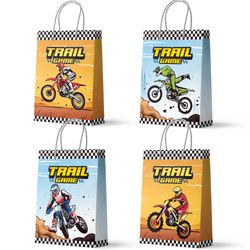 24pcs Motorcycle Party Gift Bags (New, Unopened)