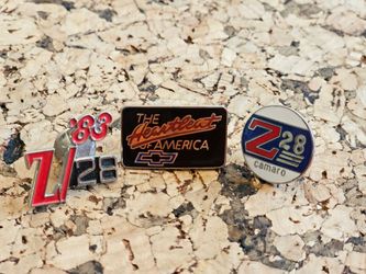 Vintage Chevy pin collection. $20