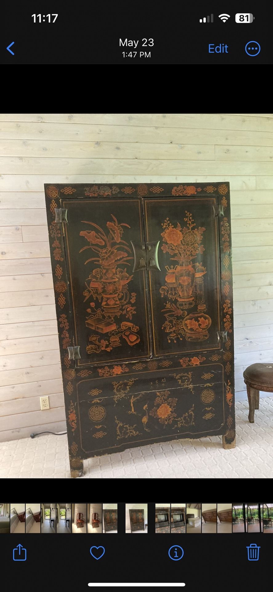 Old Chinese Cabinet Space From The 1800’s