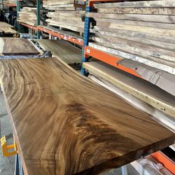 Exotic Hardwoods ~ Live Edge Tables ~ Please Read Description !!