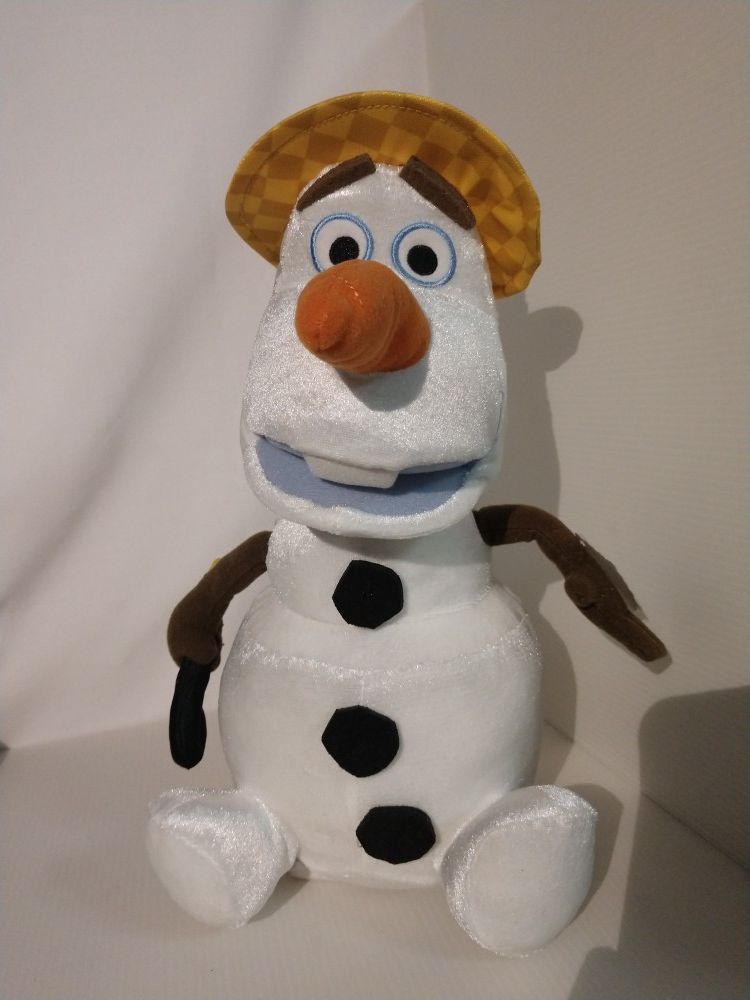 13" Summertime Singing Talking Animated Olaf Plush Doll (mouth moves)Disney OLAF