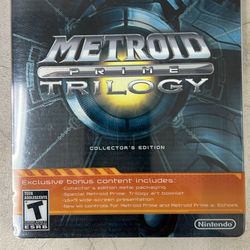Metroid Prime Trilogy Nintendo Wii Game New 