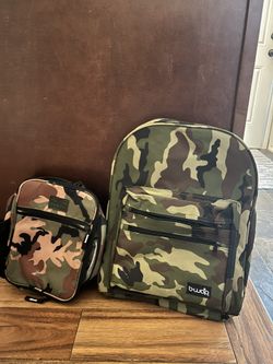 Camo Backpack Set