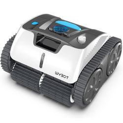 Pool Vacuum for INGROUND Pools up to 60 FT in Length, Cordless Robotic Cleaner with Premium Wall Climbing Function, Larger Top-Loading Filters