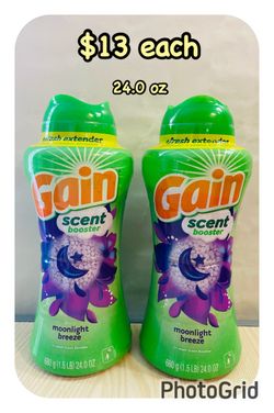 Gain Scent Booster 24.0 oz each, $13 each‼️