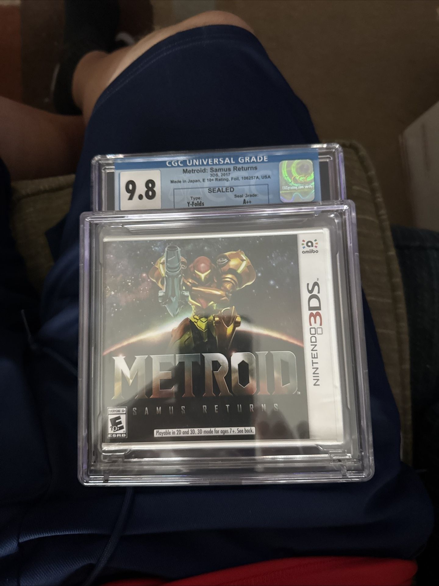 SEALED A++ 9.8 Metroid Samus Returns - Nintendo 3DS Brand New - Graded CGC