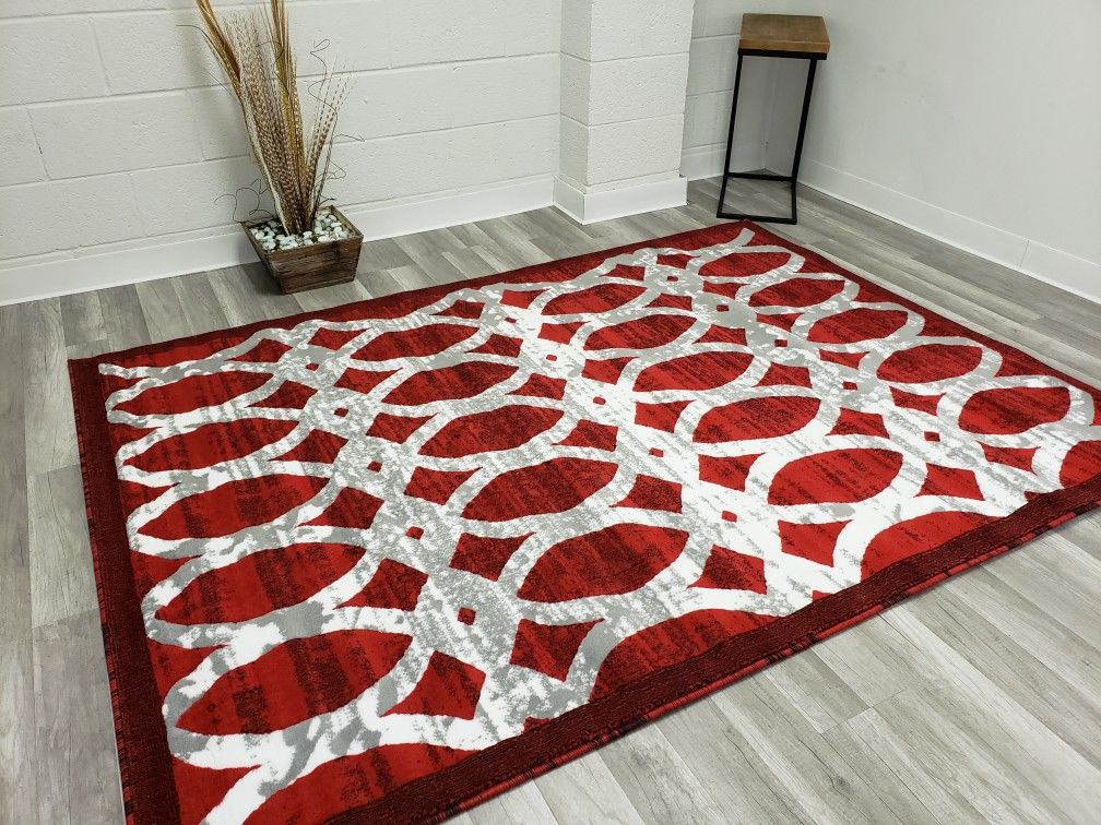 NEW 5'3 X 7'2 AREA RUG | ACCENT RUG | LIVING ROOM RUG | IN STOCK! |LARGE RUG