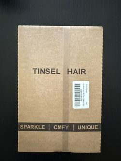NEW Purple Charcoal Grey Hair Tinsel