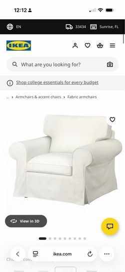 UPPLAND Cover for armchair, Kilanda light beige
