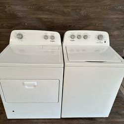 Whirlpool washer and dryer laundry