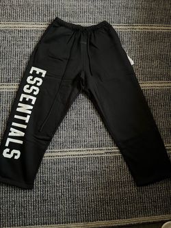 Black essentials baggy sweats