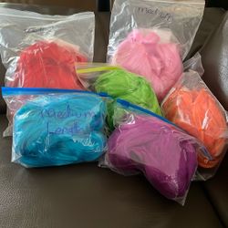 Medium length, colorful wigs