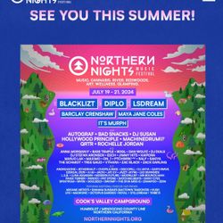 2 Northern Lights Musical Festival Tickets — (2) 2-Day GA Tickets!