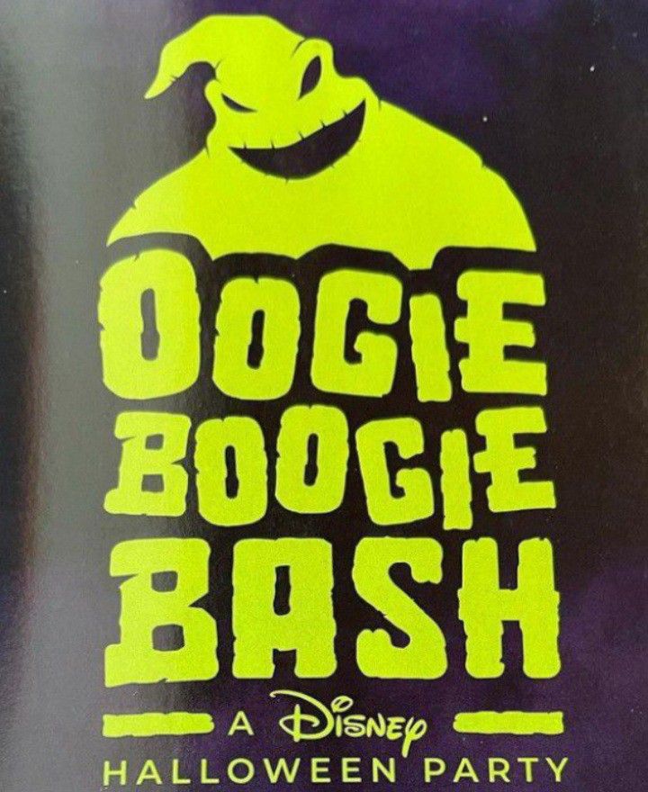 2 or 4 OOGIE BOOGIE BASH TICKETS 10/19 Tuesday DISNEYLAND CALIFORNIA ADVENTURE 