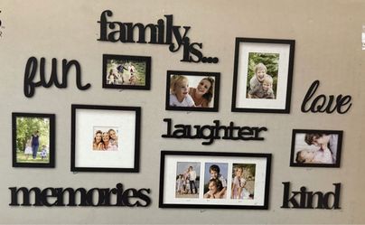 Family Wall Collage Photo Frame Set