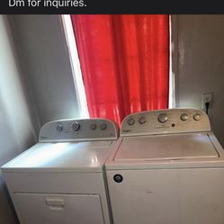Washer and Dryer