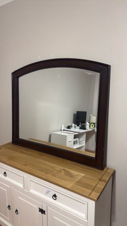 Large wall mirror