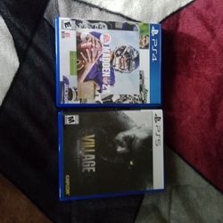 Resident Evil Village Ps5 , Madden 21 PS4, Ps5 