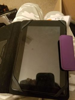 Kindle fire with case