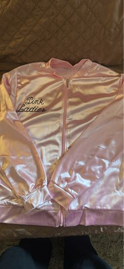 Pink Ladies Satin  Jacket small