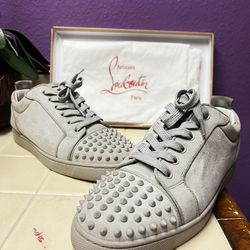 Christian Louboutin Louis Junior Spikes Orlato Flat 'Ombre'  “red bottoms”