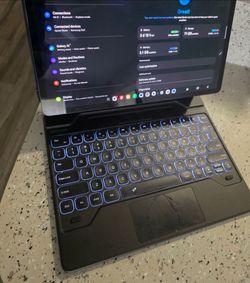 Samsung tablet s8+ with case