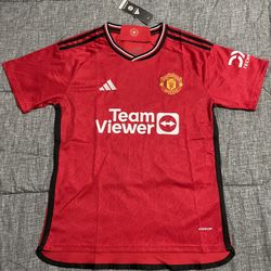 Men's adidas Red Manchester United 2023/24 Home  Jersey