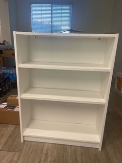 IKEA White 3-Shelf Bookcase