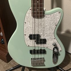 Mint green Ibanez bass