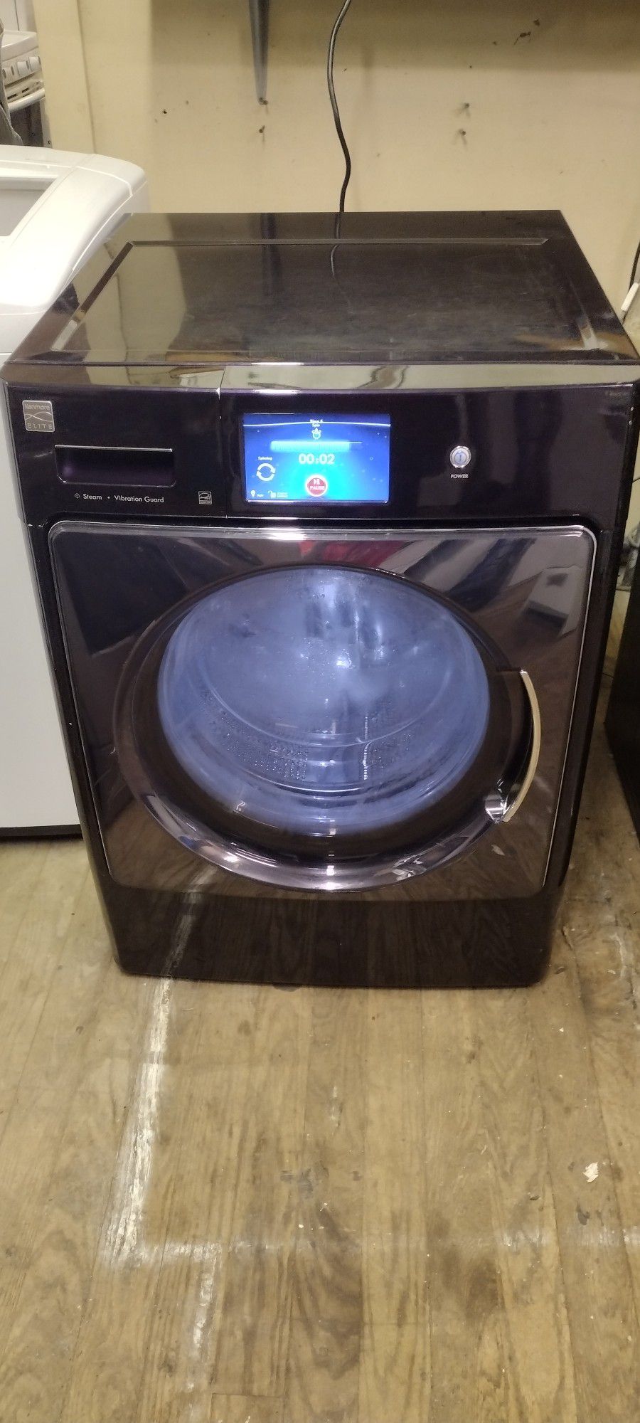 KENMORE ELITE PURPLE FRONTLOAD WASHER WITH TOUCHSCREEN