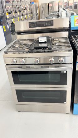 New Samsung Double Oven Gas Stove Range