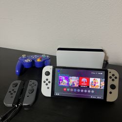 Nintendo Switch OLED w/ Additional Controllers