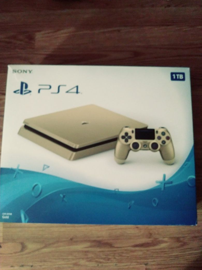 Gold Playstation 4 1Tb