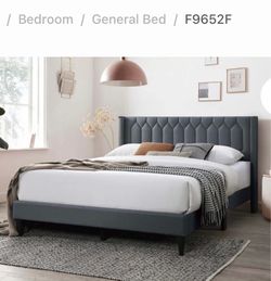 Queen size bed frame only