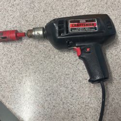 Sears Corded Drill 3/8 Inch Revesable