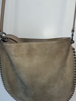 Preowned Alexander Wang Purse Roxy Suede Hobo Bag Cashmere Color