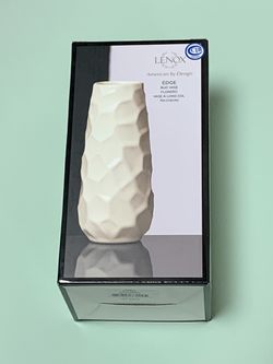 LEXON ceramics flower vase 7” tall brand new