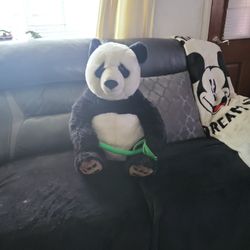 Panda. Bear Bamboo   FAO Schwartz   Stuff Large. 